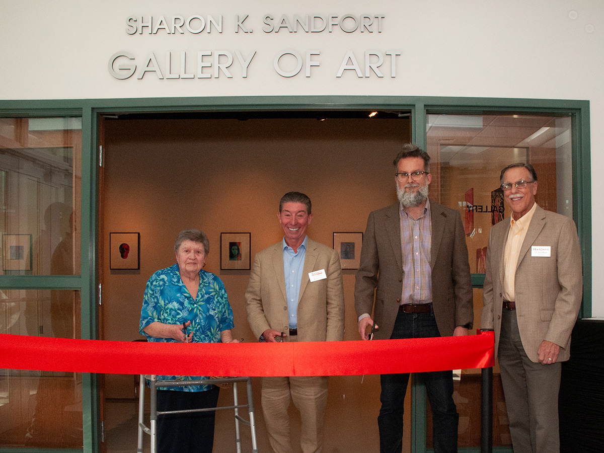 A ribbon cutting was held at the event. Pictured, left to right, are Sharon Sandfort, J. D. Sandfort, Dr. Craig Newsom, and Dr. Greg Meyer.