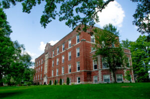 Wide view of Stoddard Hall.