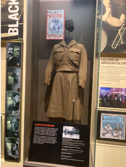 A display at the National Civil Rights museum in Memphis