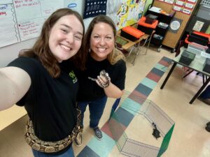 Senior Jessica Muckensturm 25 and Dr Samantha Kahl