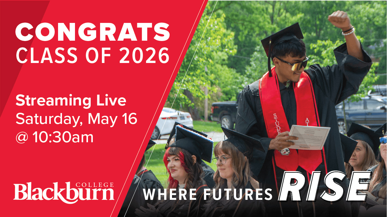 2026 Commencement streaming graphic