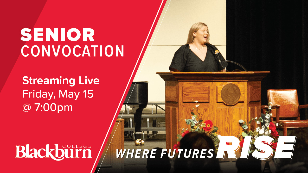 2026 Senior Convocation streaming graphic