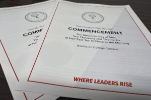 Blackburn College 2026 Commencement Program (digital