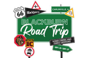 Blackburn Homecoming & Family Weekend logo