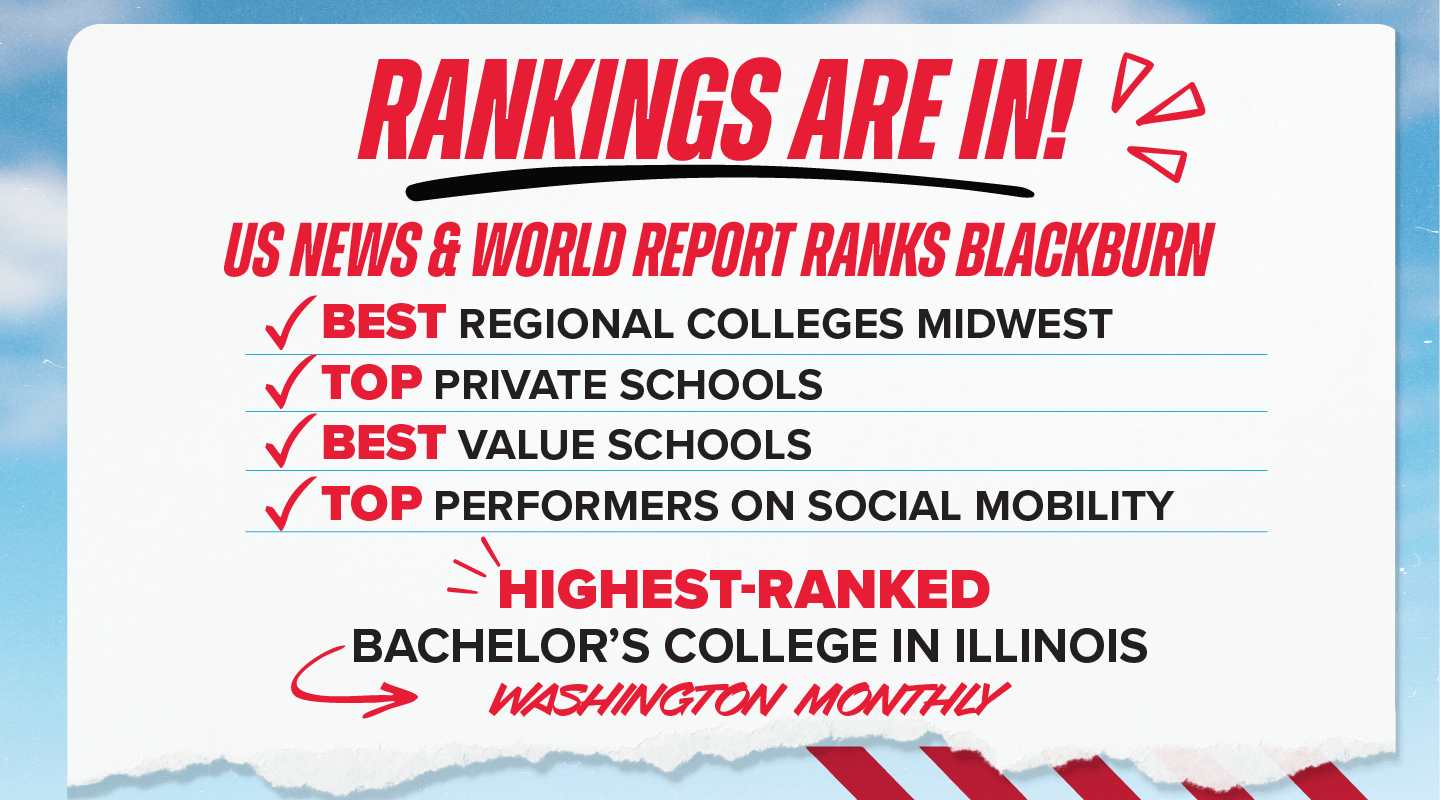 Blackburn College rankings in U.S. News and Washington Monthly for Fall 2026