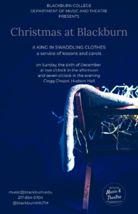 Christmas at Blackburn poster
